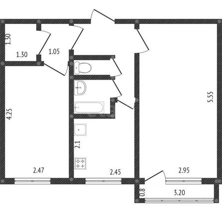 
  Продается 2-комн. квартира, 47 м², 22 Апреля ул, д. 4Б
. Фото 5.