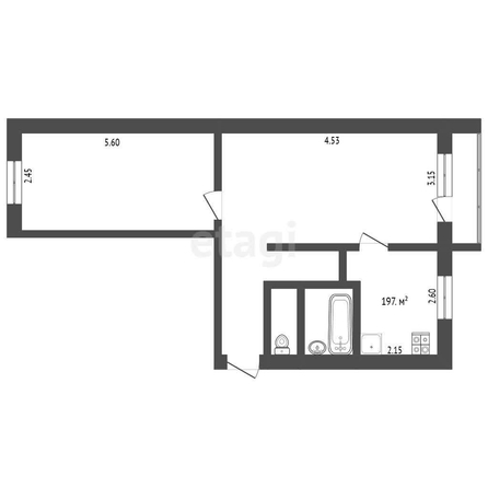 
  Продается 2-комн. квартира, 45 м², Крутогорская ул, д. 19
. Фото 5.