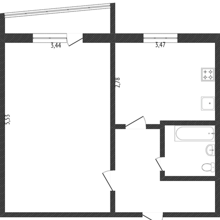 
  Продается 1-комн. квартира, 37.3 м², Жуковского ул, д. 33/3
. Фото 5.