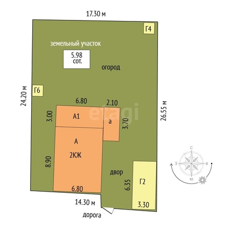 
  Продается дом, 128.9 м², Омск
. Фото 4.