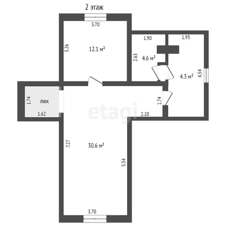 
  Продается дом, 133.9 м², Омск
. Фото 3.