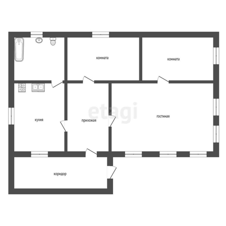 
  Продается дом, 70.9 м², Омск
. Фото 4.