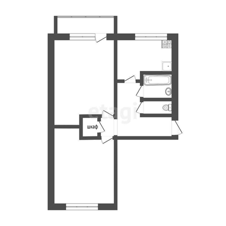 
  Продается 2-комн. квартира, 48.17 м², Ватутина ул, д. 2
. Фото 5.