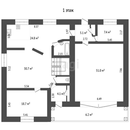 
  Продается дом, 306 м², микрорайон Омский
. Фото 4.