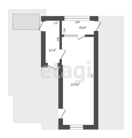 
  Продается дом, 134 м², село Красноярка
. Фото 3.