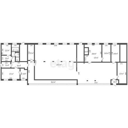 
  Продается универсальное помещение, 862.6 м², Менжинского ул, д. 1В
. Фото 5.