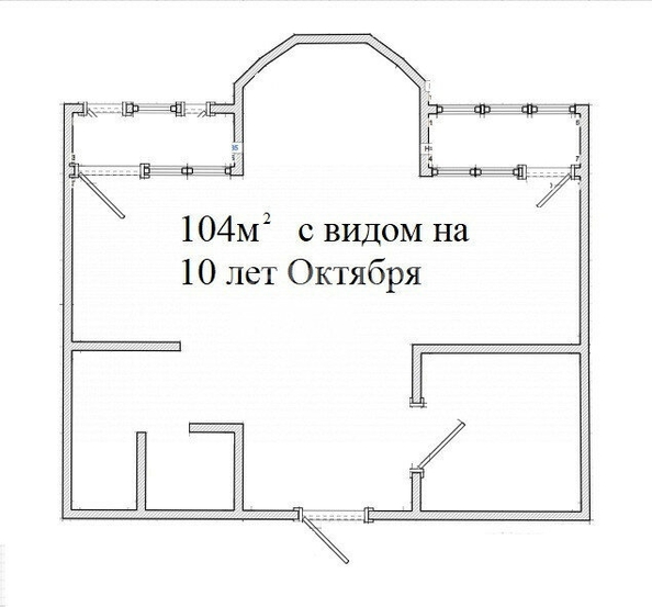
  Продается 3-комн. квартира, 104 м², 10 лет Октября ул, д. 43/1
. Фото 1.