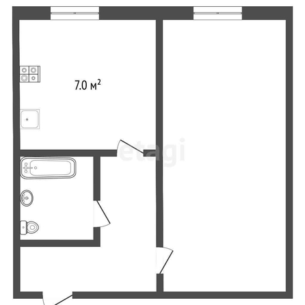 
  Продается 1-комн. квартира, 31.5 м², Шакурова ул, д. 6
. Фото 5.
