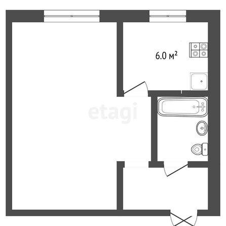 
  Продается 1-комн. квартира, 31.1 м², Глинки ул, д. 3
. Фото 5.