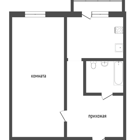 
  Продается 1-комн. квартира, 26.8 м², Трамвайная 2-я ул, д. 27
. Фото 5.