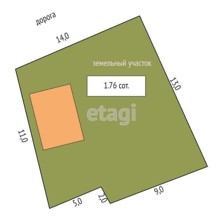 
  Продается дом, 35.4 м², Омск
. Фото 5.