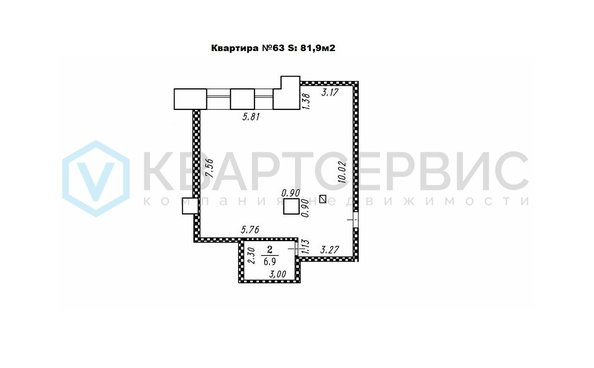 
  Продается 2-комн. квартира 86.2 м². Фото 16.