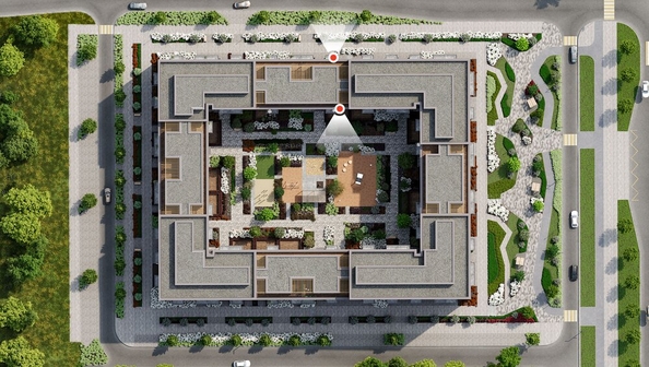 
  Продается 2-комн. квартира 66.98 м², в ЖК Кварталы Драверта, дом 3. Фото 2.
