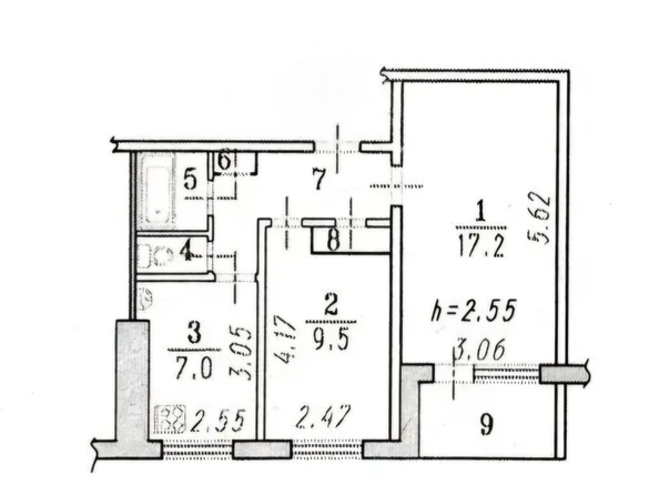 
  Продается 2-комн. квартира 44 м². Фото 16.