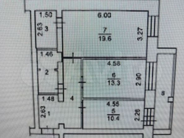 
  Продается 2-комн. квартира, 62.7 м², Рабочая ул, д. 27/1
. Фото 22.