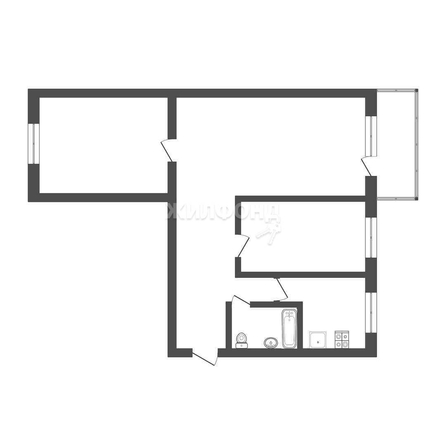 
   Продам 3-комнатную, 60.3 м², Красноармейская ул, 134

. Фото 22.