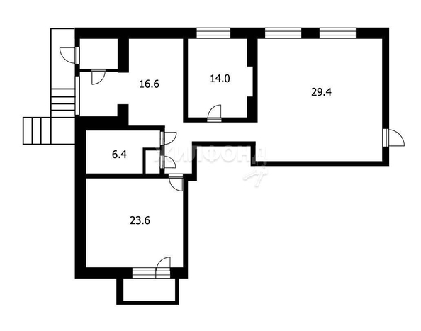 
   Продам 3-комнатную, 115 м², Белинского ул, 20/1

. Фото 17.