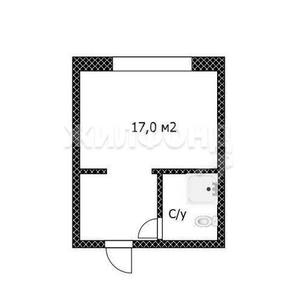 
   Продам 1-комнатную, 16.7 м², Сергея Лазо ул, 12/2

. Фото 6.