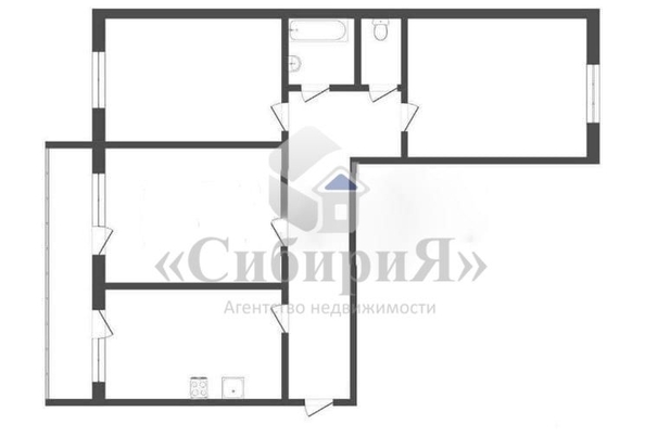 
   Продам 3-комнатную, 67 м², Елизаровых ул, 76/1

. Фото 1.