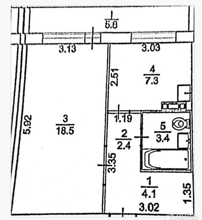 
   Продам 1-комнатную, 35.7 м², Герасименко ул, 3/11

. Фото 16.