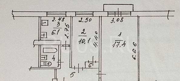 
  Продается 2-комн. квартира, 43.4 м², Ивана Черных ул, д. 109/2
. Фото 1.