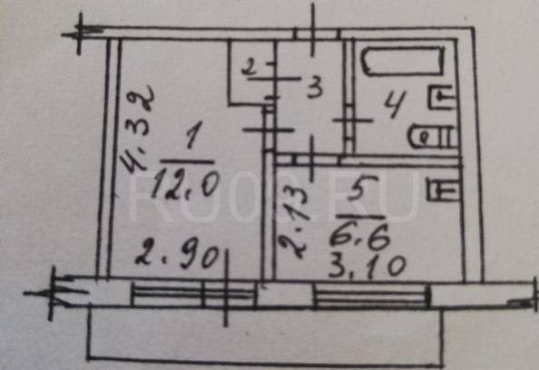 
  Продается 2-комн. квартира, 61 м², Сибирская ул, д. 104/4
. Фото 15.