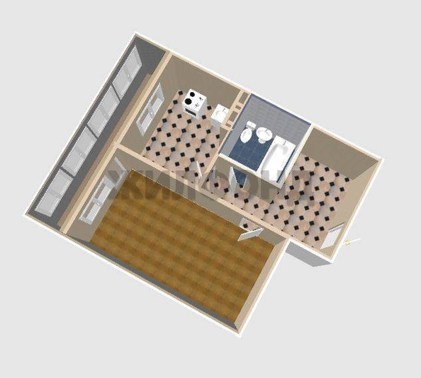 
   Продам 1-комнатную, 39.1 м², Суворова ул, 17

. Фото 14.