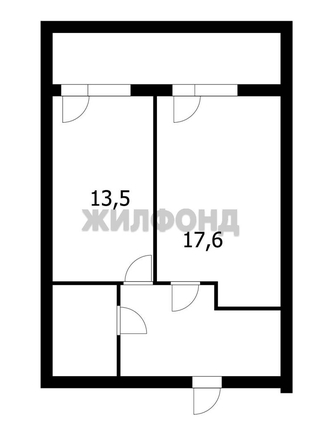 
   Продам 1-комнатную, 43.5 м², Федора Лыткина ул, 16/1

. Фото 2.