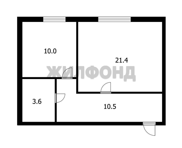 
   Продам 1-комнатную, 45.5 м², Кольцевой проезд, 8а

. Фото 14.