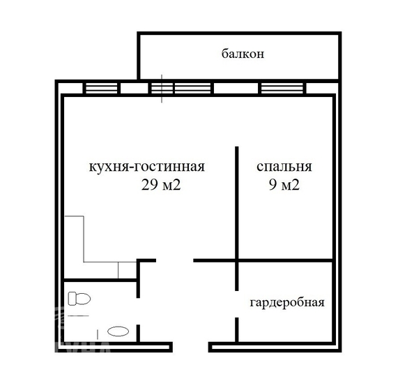 
  Продается 2-комн. квартира, 57 м², Степана Разина ул, д. 19
. Фото 4.