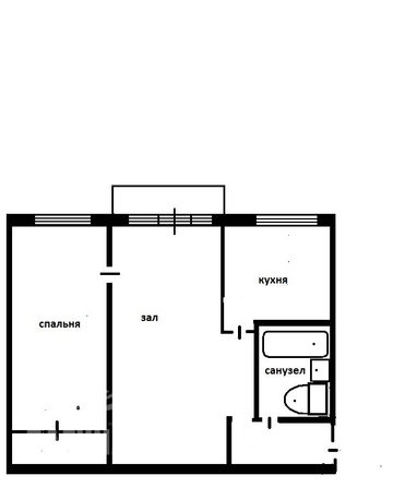 
  Продается 2-комн. квартира, 43.7 м², Трамвайная ул, д. 1
. Фото 19.