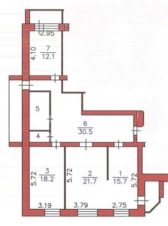 
  Продается 3-комн. квартира, 106.5 м², Ференца Мюнниха ул
. Фото 14.