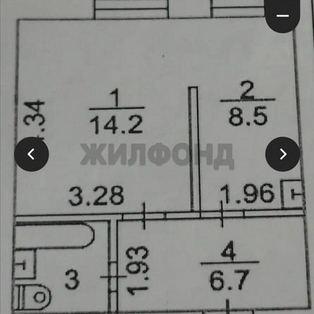 
  Продается 1-комн. квартира, 32.8 м², Анны Ахматовой ул, д. 1/1
. Фото 7.