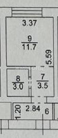 
  Продается 1-комн. квартира, 22.8 м², Школьная ул, д. 11
. Фото 6.