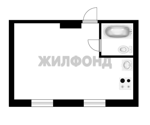 
  Продается студия, 24.7 м², Учебная ул, д. 40
. Фото 11.