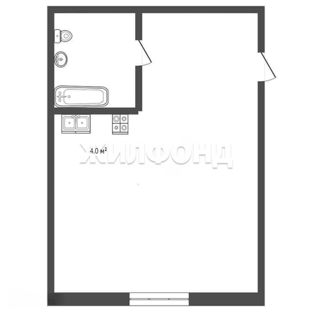 
  Продается студия, 17 м², Сергея Лазо ул, д. 16/1
. Фото 7.