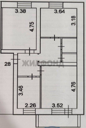 
  Продается 3-комн. квартира, 67.3 м², Рабочая ул, д. 64
. Фото 14.