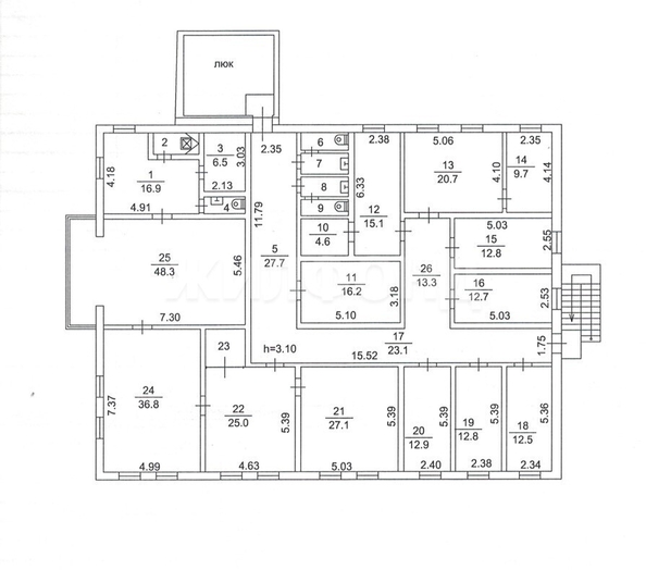 
  Продается офис, 364 м², Ломоносова ул
. Фото 7.
