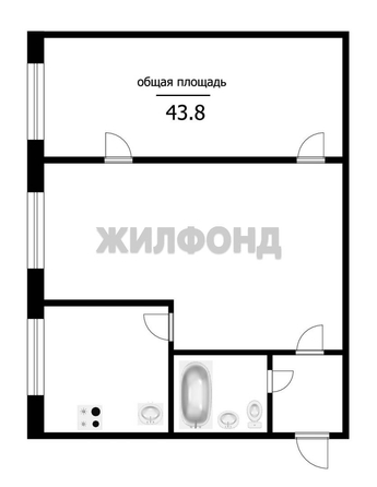 
  Продается 2-комн. квартира 43.8 м². Фото 2.
