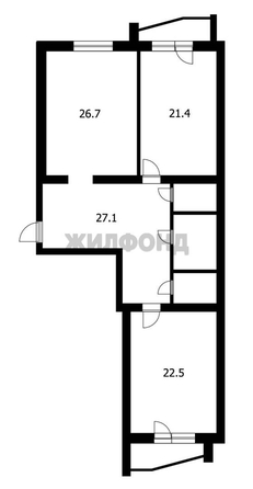 
  Продается 3-комн. квартира 107.4 м². Фото 15.