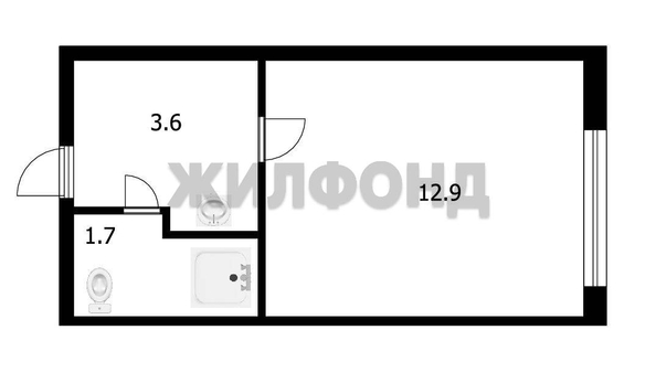 
  Продается студия 18.2 м². Фото 10.