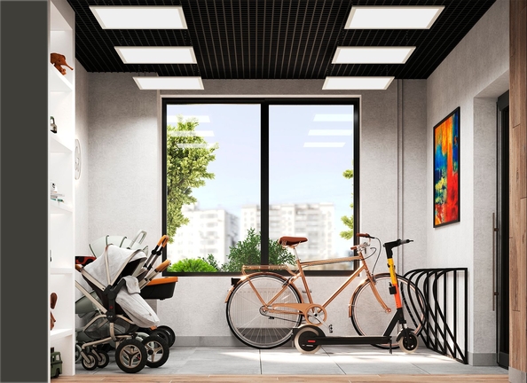 
  Продается 2-комн. квартира 56.83 м², в ЖК Парапарк, 2 очередь, дом 1. Фото 9.