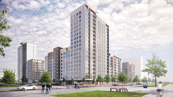 
  Продается 3-комн. квартира 56.39 м², в ЖК Парапарк, 2 очередь, дом 1. Фото 1.