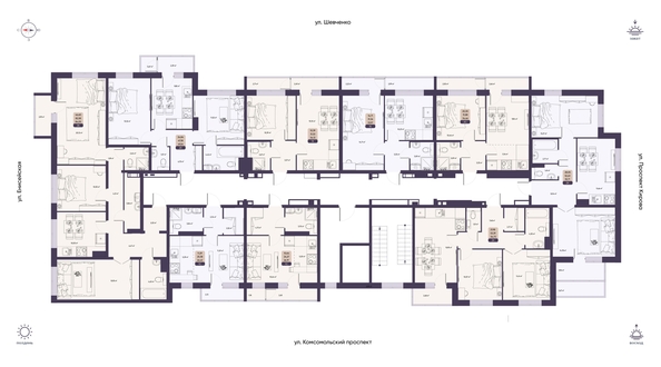 
  Продается 2-комн. квартира 55.71 м², в ЖК Парапарк, 2 очередь, дом 1. Фото 20.