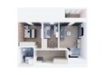 Три поколения, дом 13: Планировка 3-комн 52,7 м²