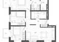 Вышка, корпус 3: Планировка 4-комн 95,85 м²