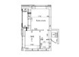 Красный проспект, дом 3: Планировка 1 комнатной квартиры 36,1