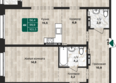Камчатка, корпус 1: Планировка 4-комн 103,5 м²