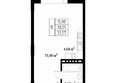 Олимп : Планировка Студия 31,4 м²