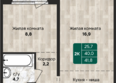 Камчатка, корпус 2: Планировка 2-комн 41,8 м²